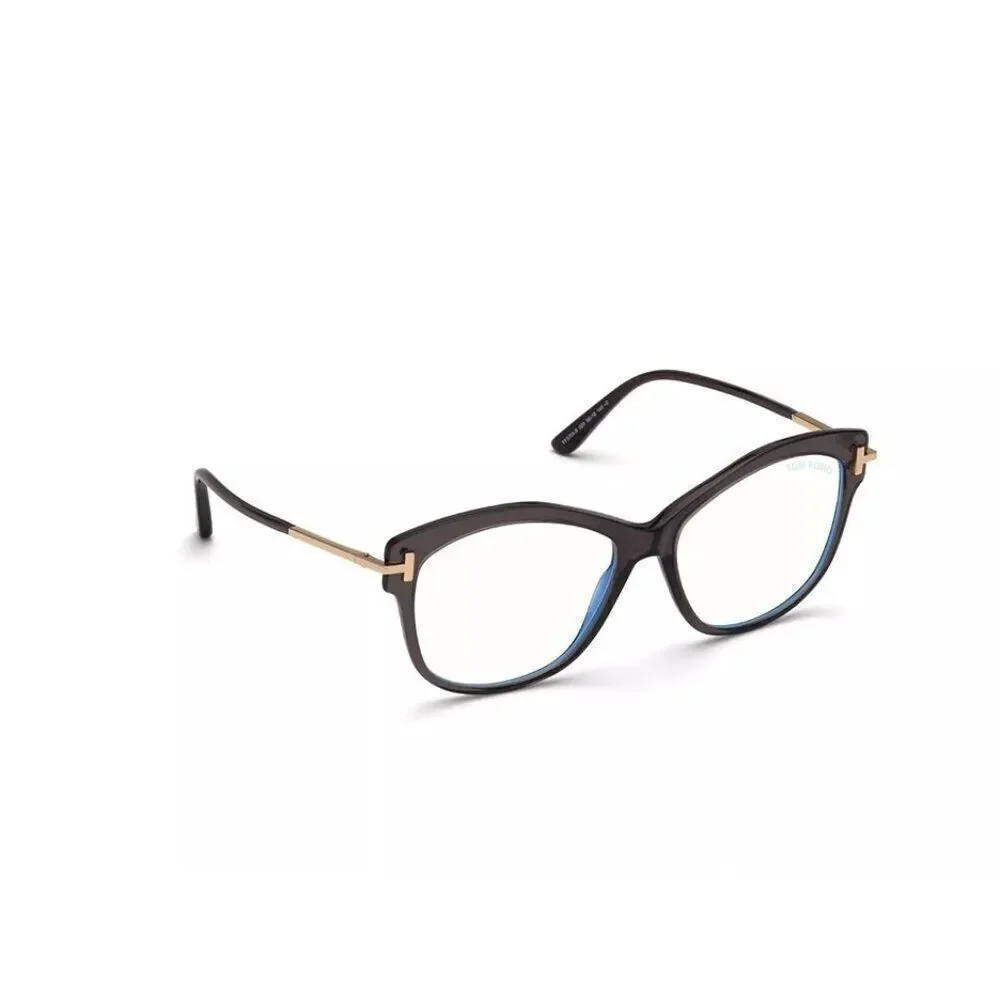 New Authentic Tom Ford FT5705-B-020-56 Round Eyeglasses